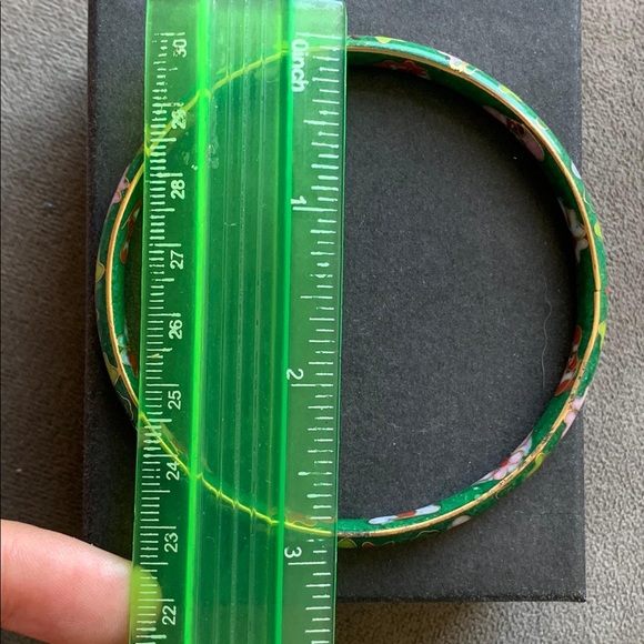 Set of 5 Cloisonnaite Bangles-new,never used - Picture 3 of 7